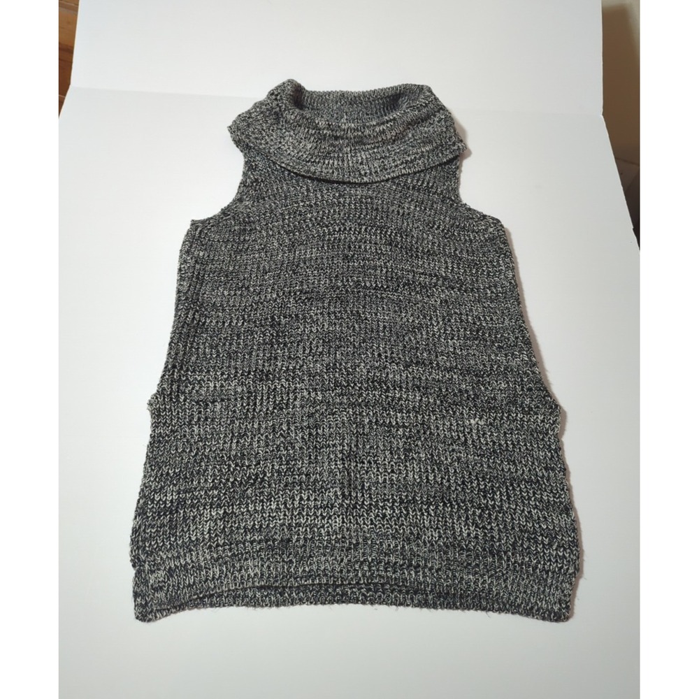 Full Tilt Sweater Tunic Long Top XL Cowlneck Grunge layering marled knit Minimal